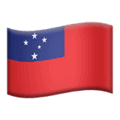 🇼🇸 Bendera Samoa Apple