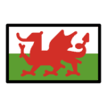 🏴󠁧󠁢󠁷󠁬󠁳󠁿 Bendera Wales OpenMoji