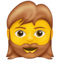 🧔‍♀️ Wanita Berjanggut Emojipedia