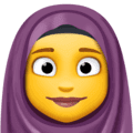 🧕 Wanita dengan Kerudung Facebook
