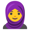 🧕 Wanita dengan Kerudung Google