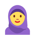 🧕 Wanita dengan Kerudung Twitter